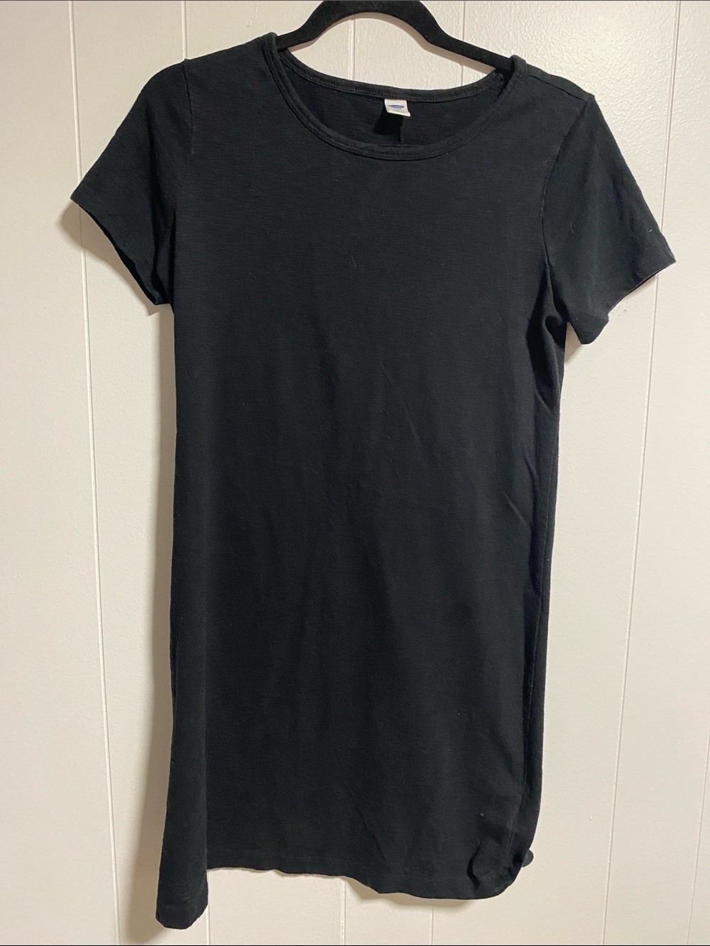 Old Navy Black Crew Neck Short Sleeve Tee